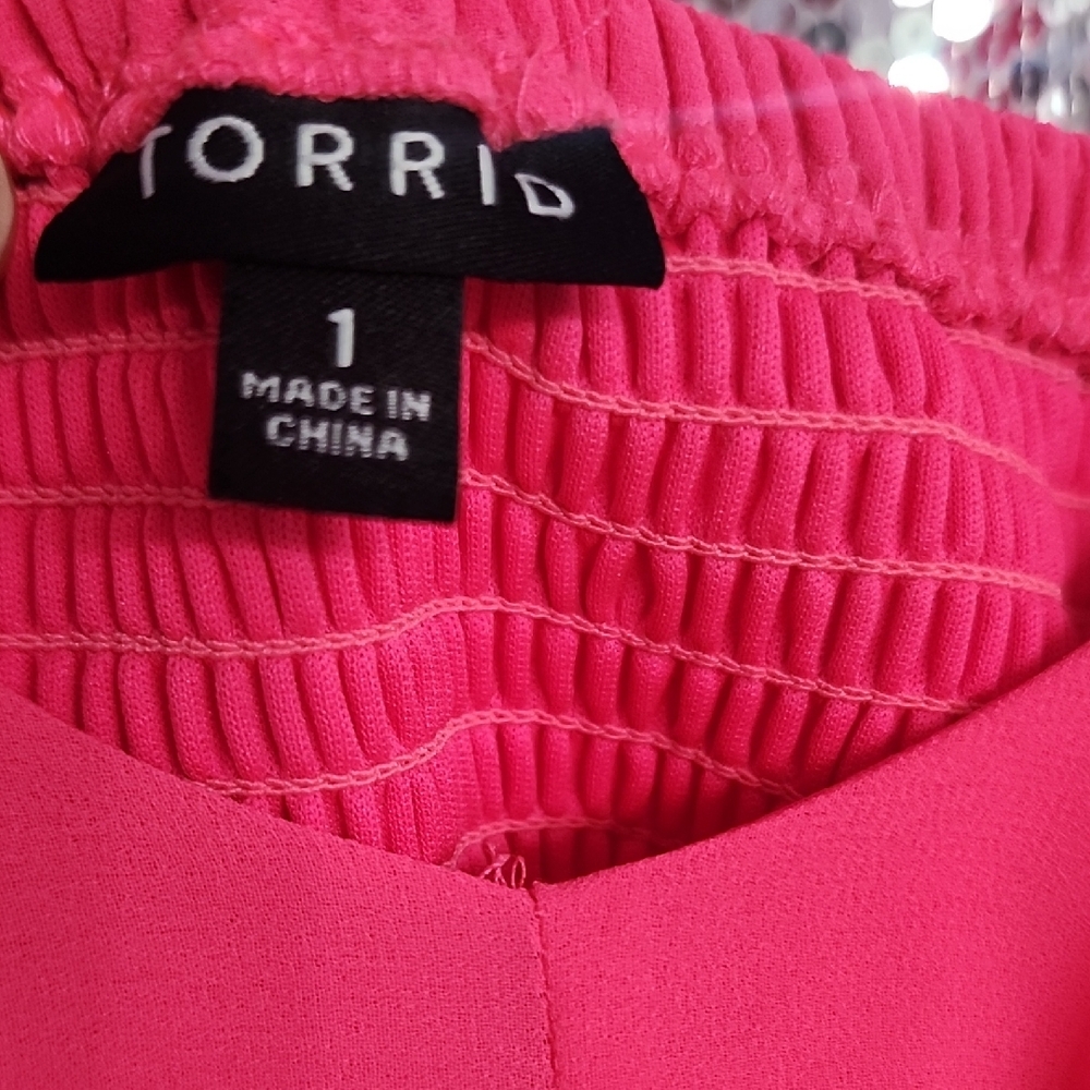 Torrid Pink Ruffle Dress - Picture 2 of 3